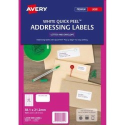 Avery Label L7651 White FSC Mix Credit 25 Sheets Avery Label L7651 White FSC Mix Credit 25 Sheets