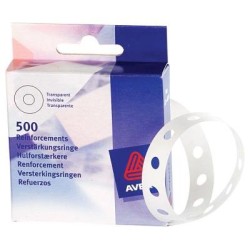 Avery Ring Reinforcers 500 Pack Clear
