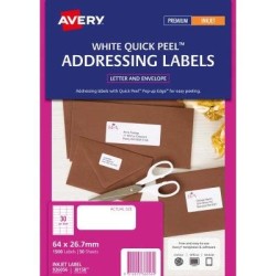 Avery Label J8158-50 Inkjet FSC Mix Credit 50 Sheets