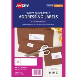 Avery Label J8162-25 Inkjet FSC Mix Credit 25 Sheets