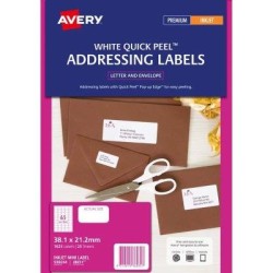 Avery Label J8651-25 Inkjet FSC Mix Credit 25 Sheets