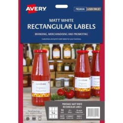 Avery Removable Rectangular Labels 10 Sheets 9 Up White L7108REV Avery Removable Rectangular Labels 10 Sheets 9 Up White L7108REV