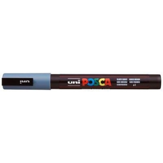 Uni Posca Marker 8.0mm Bold Chisel Slate Grey PC-8K