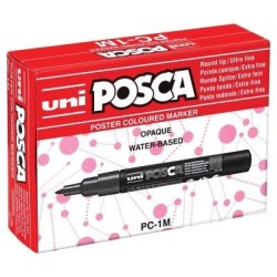 Uni Paint Marker 4.0-8.5mm Chisel Tip Black PX-30