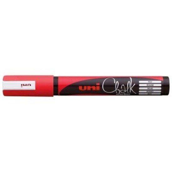 Uni Chalk Marker 1.8-2.5mm Bullet Tip Fluoro Green PWE-5M