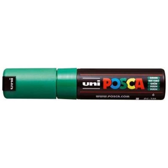 Uni Posca Marker 4.5-5.5mm Bold Bullet Grey PC-7M