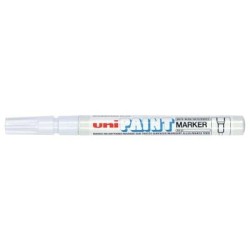Uni Paint Marker 1.2mm Bullet Tip White PX-21 Uni Paint Marker 1.2mm Bullet Tip White PX-21