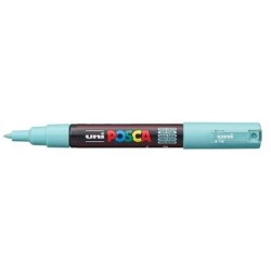 Uni Posca Marker 0.7mm Ultra-Fine Round Tip Aqua PC-1M