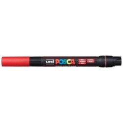 Uni Posca Marker 0.1-10.0mm Brush Tip Red PCF-350 Uni Posca Marker 0.1-10.0mm Brush Tip Red PCF-350