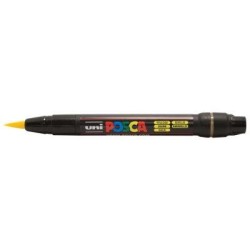 Uni Posca Marker 0.1-10.0mm Brush Tip Yellow PCF-350 Uni Posca Marker 0.1-10.0mm Brush Tip Yellow PCF-350