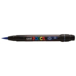Uni Posca Marker 0.1-10.0mm Brush Tip Blue PCF-350 Uni Posca Marker 0.1-10.0mm Brush Tip Blue PCF-350