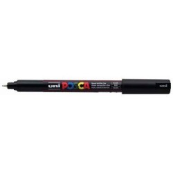 Uni Posca Marker 0.7mm Ultra-Fine Pin Tip Black PC-1MR Uni Posca Marker 0.7mm Ultra-Fine Pin Tip Black PC-1MR