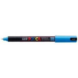 Uni Posca Marker 0.7mm Ultra-Fine Pin Tip Light Blue PC-1MR Uni Posca Marker 0.7mm Ultra-Fine Pin Tip Light Blue PC-1MR