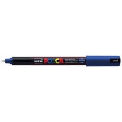 Uni Posca Marker 0.7mm Ultra-Fine Pin Tip Blue PC-1MR Uni Posca Marker 0.7mm Ultra-Fine Pin Tip Blue PC-1MR