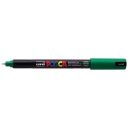 Uni Posca Marker 0.7mm Ultra-Fine Pin Tip Green PC-1MR Uni Posca Marker 0.7mm Ultra-Fine Pin Tip Green PC-1MR