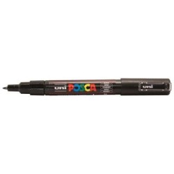 Uni Posca Marker 0.7mm Ultra-Fine Round Tip Black PC-1M Uni Posca Marker 0.7mm Ultra-Fine Round Tip Black PC-1M