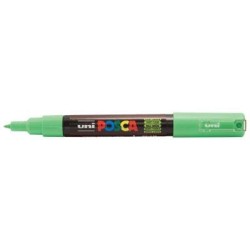 Uni Posca Marker 0.7mm Ultra-Fine Round Tip Light Green PC-1M Uni Posca Marker 0.7mm Ultra-Fine Round Tip Light Green PC-1M