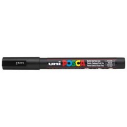 Uni Posca Marker 0.9-1.3mm Fine Black PC-3M Uni Posca Marker 0.9-1.3mm Fine Black PC-3M