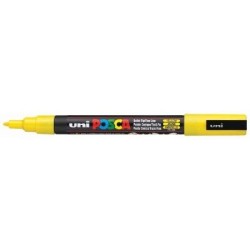 Uni Posca Marker 0.9-1.3mm Fine Yellow PC-3M Uni Posca Marker 0.9-1.3mm Fine Yellow PC-3M