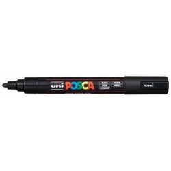 Uni Posca Marker 1.8-2.5mm Med Bullet Black PC-5M Uni Posca Marker 1.8-2.5mm Med Bullet Black PC-5M