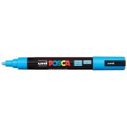 Uni Posca Marker 1.8-2.5mm Med Bullet Light Blue PC-5M Uni Posca Marker 1.8-2.5mm Med Bullet Light Blue PC-5M