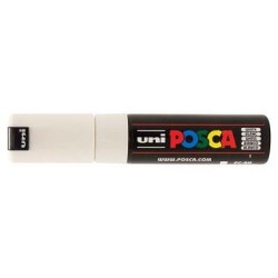 Uni Posca Marker 8.0mm Bold Chisel White PC-8K Uni Posca Marker 8.0mm Bold Chisel White PC-8K