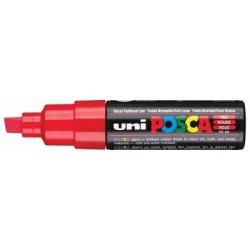 Uni Posca Marker 8.0mm Bold Chisel Red PC-8K Uni Posca Marker 8.0mm Bold Chisel Red PC-8K