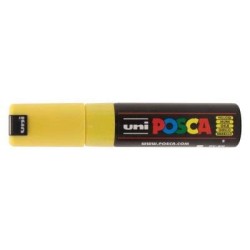 Uni Posca Marker 8.0mm Bold Chisel Yellow PC-8K Uni Posca Marker 8.0mm Bold Chisel Yellow PC-8K