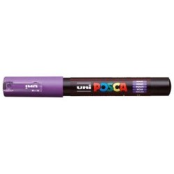 Uni Posca Marker 0.7mm Ultra-Fine Round Tip Violet PC-1M Uni Posca Marker 0.7mm Ultra-Fine Round Tip Violet PC-1M