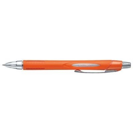 Uni Jetstream 0.7mm Retractable Black Ink Orange Barrel SXN250-07
