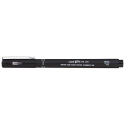 Uni Pin Fineline Permanent 0.2mm Black 02-200 Uni Pin Fineline Permanent 0.2mm Black 02-200