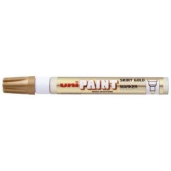 Uni Paint Marker 2.8mm Bullet Tip Shiny Gold PX-20 Uni Paint Marker 2.8mm Bullet Tip Shiny Gold PX-20