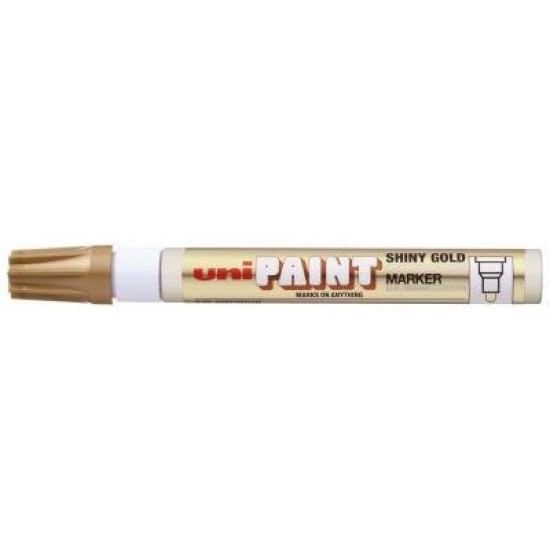 Uni Paint Marker 2.8mm Bullet Tip Shiny Gold PX-20