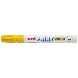 Uni Paint Marker 2.8mm Bullet Tip Yellow PX-20 Uni Paint Marker 2.8mm Bullet Tip Yellow PX-20