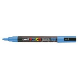 Uni Posca Marker 0.9-1.3mm Fine Sky Blue PC-3M Uni Posca Marker 0.9-1.3mm Fine Sky Blue PC-3M