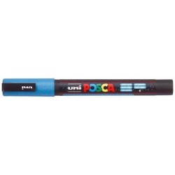 Uni Posca Marker 0.9-1.3mm Fine Glitter Light Blue PC-3M Uni Posca Marker 0.9-1.3mm Fine Glitter Light Blue PC-3M