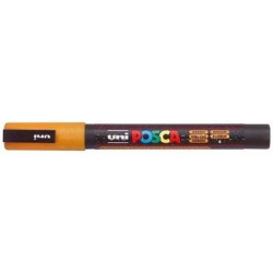 Uni Posca Marker 0.9-1.3mm Fine Glitter Orange PC-3M Uni Posca Marker 0.9-1.3mm Fine Glitter Orange PC-3M