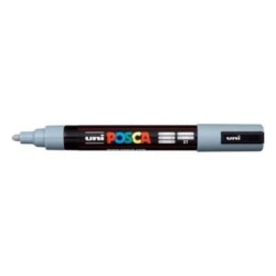 Uni Posca Marker 1.8-2.5mm Med Bullet Grey PC-5M Uni Posca Marker 1.8-2.5mm Med Bullet Grey PC-5M