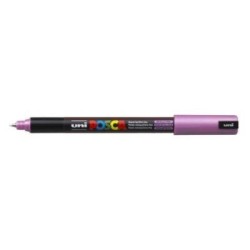 Uni Posca Marker 0.7mm Ultra-Fine Pin Tip Met Pink PC-1MR Uni Posca Marker 0.7mm Ultra-Fine Pin Tip Met Pink PC-1MR