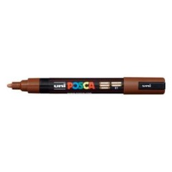 Uni Posca Marker 1.8-2.5mm Med Bullet Brown PC-5M Uni Posca Marker 1.8-2.5mm Med Bullet Brown PC-5M