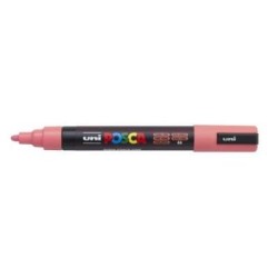 Uni Posca Marker 1.8-2.5mm Med Bullet Coral Pink PC-5M Uni Posca Marker 1.8-2.5mm Med Bullet Coral Pink PC-5M