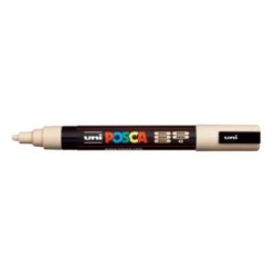 Uni Posca Marker 1.8-2.5mm Med Bullet Beige PC-5M Uni Posca Marker 1.8-2.5mm Med Bullet Beige PC-5M
