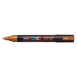Uni Posca Marker 1.8-2.5mm Med Bullet Bronze PC-5M Uni Posca Marker 1.8-2.5mm Med Bullet Bronze PC-5M