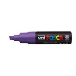 Uni Posca Marker 8.0mm Bold Chisel Violet PC-8K Uni Posca Marker 8.0mm Bold Chisel Violet PC-8K