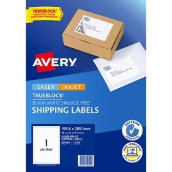 Avery Label L7167 Internet Shipping 1/Sheet 199.6x289.1mm FSC Mix Credit 10 Pack