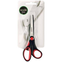 Dixon Scissors Soft Grip Black and Red 150mm 6