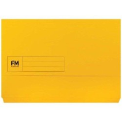FM Document Wallet Yellow Foolscap FM Document Wallet Yellow Foolscap