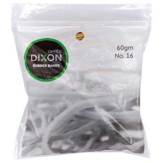 Dixon Rubber Bands 60gm No.16