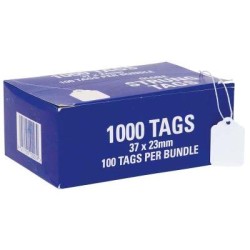 Globe Hardware Tags Strung 26H 47x30mm Box 1000