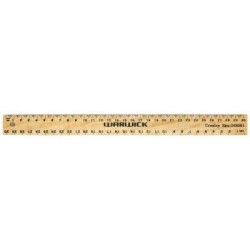 Warwick Ruler Wooden 30cm Warwick Ruler Wooden 30cm
